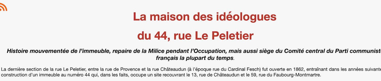 La Maison des Idéologues